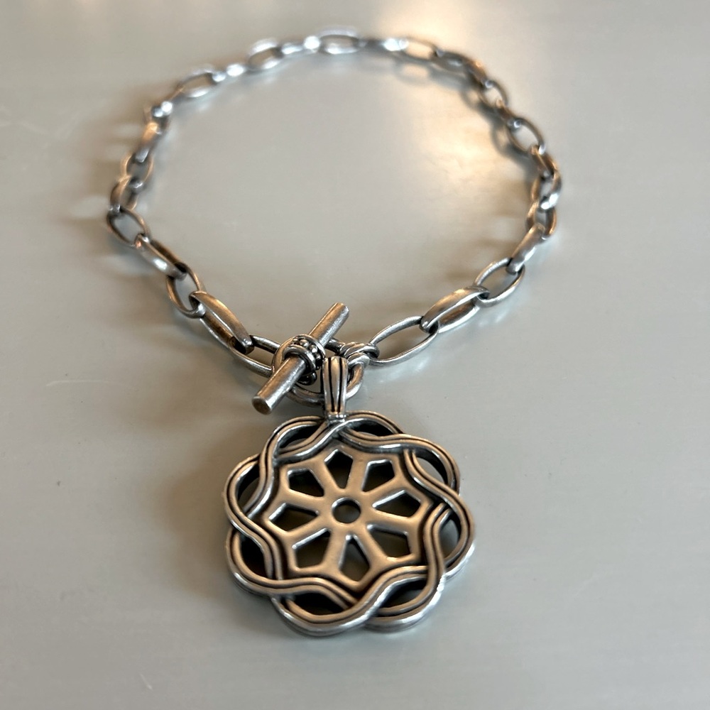 Slane & Slane Vintage Sterling Silver Fenestra Pendant